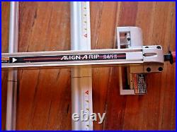 Nice Craftsman Align A Rip Table Saw Aluminum FENCE AND RAILS Model 24/12