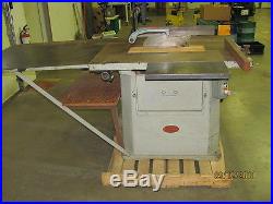 Northfield Foundry & Machine 16 5HP 3 Phase Industrial Duty Table Saw WithFence