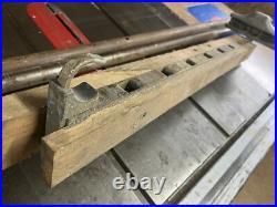 Original Delta Rockwell Unisaw Table Saw Jet Lock Fence & 1 3/8 Rails 44 Long Original Delta Rockwell Unisaw Table Saw Jet Lock Fence & 1 3/8 Rails 44 Long
