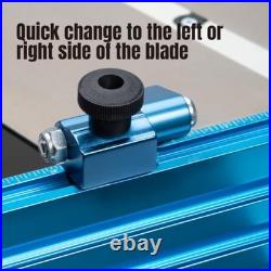 POWERTEC 71391V Precision Table Saw Miter Gauge System with T-Track Fence