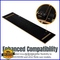 POWERTEC 71395 Table Saw Taper/Straight Line Jig 3/4x3/8 Miter Slot