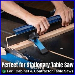 POWERTEC 71403 Table Saw Crosscut Sled, Woodworking Jig and Hardware Kit