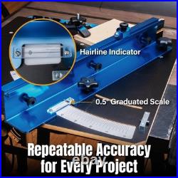 POWERTEC 71403 Table Saw Crosscut Sled, Woodworking Jig and Hardware Kit