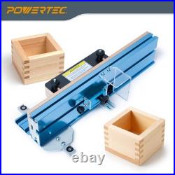 POWERTEC Adjustable Box Joints Jig 71759 for Table Saws and Router Tables