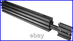 POWERTEC Universal Table Saw Miter Gauge and Aluminum Miter Bar, 27 Angle Stops POWERTEC Universal Table Saw Miter Gauge and Aluminum Miter Bar, 27 Angle Stops