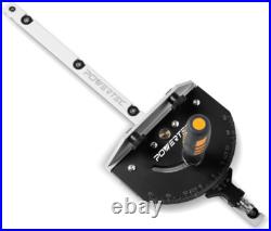 POWERTEC Universal Table Saw Miter Gauge and Aluminum Miter Bar, 27 Angle Stops POWERTEC Universal Table Saw Miter Gauge and Aluminum Miter Bar, 27 Angle Stops