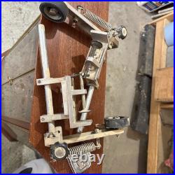 Pair Of Table Saw Accessory Metal Fence Attachment Spring And Wheel