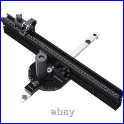 Portable Table Saw Miter Gauge 18 Fence Multifunction Flip Stop Woodworking