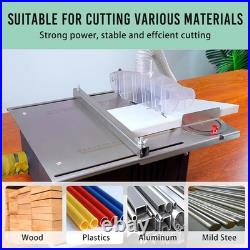 Portable Table Saw, Small Table Saw, 15.7 12.6 6.1IN, 1600W, 5000RPM Cutting Spe