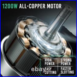 Portable Table Saw, Small Table Saw, 15.7 12.6 6.1IN, 1600W, 5000RPM Cutting Spe