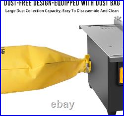 Portable Table Saw, Small Table Saw, 15.7 12.6 6.1IN, 1600W, 5000RPM Cutting Spe