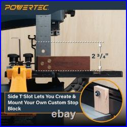 Powertec 24 Straight Edge Guide Clamp 16 X 3-1/2 Band Saw Fence Resaw Fence