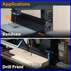 Powertec 24 Straight Edge Guide Clamp 16 X 3-1/2 Band Saw Fence Resaw Fence