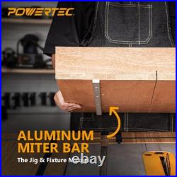 Precision 3 T-Track Flip Stop & 18 Miter Bar Set for Table Saw Efficiency Precision 3 T-Track Flip Stop & 18 Miter Bar Set for Table Saw Efficiency