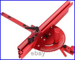 Precision Aluminum Miter Gauge for Table Saws 27 Angle Stops & Extended Fence Precision Aluminum Miter Gauge for Table Saws 27 Angle Stops & Extended Fence