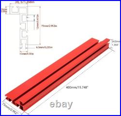 Precision Aluminum Miter Gauge for Table Saws 27 Angle Stops & Extended Fence Precision Aluminum Miter Gauge for Table Saws 27 Angle Stops & Extended Fence