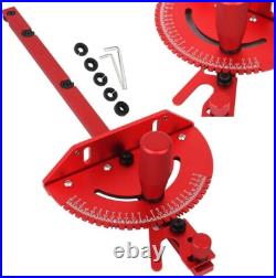 Precision Aluminum Miter Gauge for Table Saws 27 Angle Stops & Extended Fence Precision Aluminum Miter Gauge for Table Saws 27 Angle Stops & Extended Fence