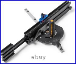 Precision Miter Gauge System for Table Saw Kit withTelescoping Fence 11 Prese