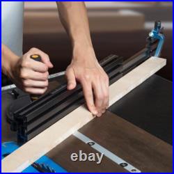 Precision Miter Gauge System for Table Saw Kit withTelescoping Fence 11 Prese