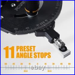 Precision Miter Gauge System for Table Saw Kit withTelescoping Fence 11 Prese