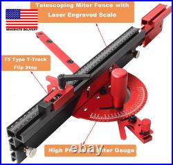 Precision Miter Gauge for Maximum Stock Support and a Repetitive Cut Flip Stop Precision Miter Gauge for Maximum Stock Support and a Repetitive Cut Flip Stop