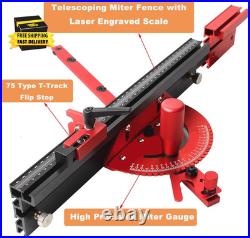 Precision Miter Gauge for Maximum Stock Support and a Repetitive Cut Flip Stop Precision Miter Gauge for Maximum Stock Support and a Repetitive Cut Flip Stop