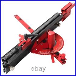 Precision Miter Gauge with Aluminum Fence