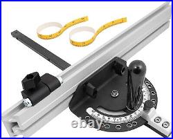 Precision Miter Gauge with Aluminum Miter Fence with 45 degree Angled Ends fo Precision Miter Gauge with Aluminum Miter Fence with 45 degree Angled Ends fo