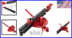 Precision Table Saw Miter Gauge 500mm Aluminum Fence Flip Stop 27 Angle Stops