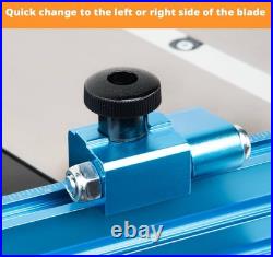 Precision Table Saw Miter Gauge System With 27 Angle Stops and 3/4 X 3/8 T-Slott
