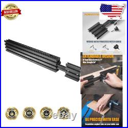 Precision Telescoping Fence Extends 17 to 34 for Woodworking Excellence Precision Telescoping Fence Extends 17 to 34 for Woodworking Excellence