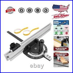 Premium Precision Miter Gauge with Aluminum Fence Versatile Cut Solutions