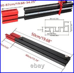 Professional Miter Gauge for Table Saw Aluminum, Repetitive Cuts, Scale