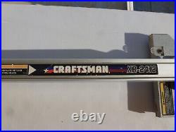 READ Craftsman XR-2412 or XR-2424 Table Saw Aluminum RIP FENCE ONLY