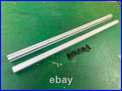 READ Hitachi C10RA2 Table Saw FRONT AND BACK GUIDE RAILS ONLY for rip fence