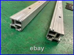 READ Hitachi C10RA2 Table Saw FRONT AND BACK GUIDE RAILS ONLY for rip fence