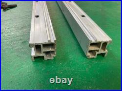 READ Hitachi C10RA2 Table Saw FRONT AND BACK GUIDE RAILS ONLY for rip fence