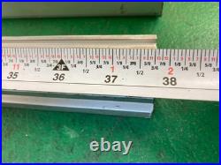 READ Hitachi C10RA2 Table Saw FRONT AND BACK GUIDE RAILS ONLY for rip fence