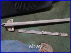 READ Vintage Craftsman 113.29991 Table Saw Rip Fence Guide Rails 100 series