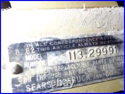READ Vintage Craftsman 113.29991 Table Saw Rip Fence Guide Rails 100 series