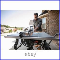 RIGID R4514 15 Amp 10 in. Portable Corded Pro Jobsite Table Saw With Stand