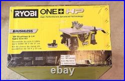 RYOBI HP 18V Brushless 8-1/4 Portable Table Saw Kit With 2 Battery + Charger NEW