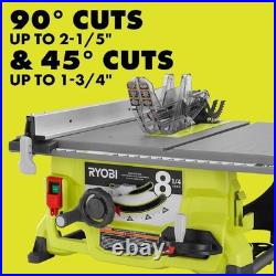 RYOBI Table Saw 13 Amp 8-1/4 Inch Table Saw 5700 RPM Rip Fence Miter Gauge