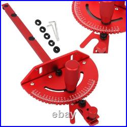 Red Miter Gauge Aluminum Alloy Handle Table Saw Router Fence Woodworking Tool