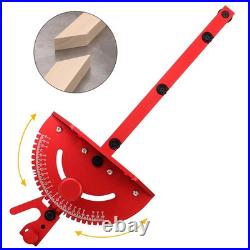 Red Miter Gauge Aluminum Alloy Handle Table Saw Router Fence Woodworking Tool