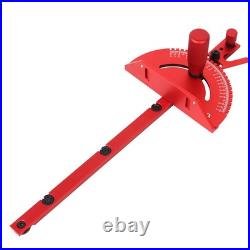 Red Miter Gauge Aluminum Alloy Handle Table Saw Router Fence Woodworking Tool