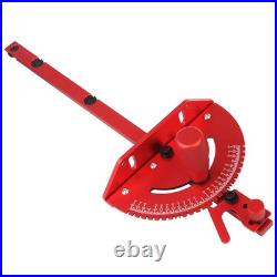 Red Miter Gauge Aluminum Alloy Handle Table Saw Router Fence Woodworking Tool