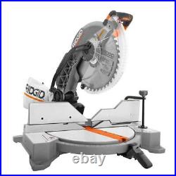 Ridgid Miter Saw Corded 15Amp Positive Stop with2Bevel+Led+Compact Blower+Inflator Ridgid Miter Saw Corded 15Amp Positive Stop with2Bevel+Led+Compact Blower+Inflator