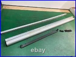 Ridgid R4512 or R4520 Table Saw FRONT & REAR GUIDE RAILS for rip fence