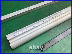 Ridgid R4512 or R4520 Table Saw FRONT & REAR GUIDE RAILS for rip fence